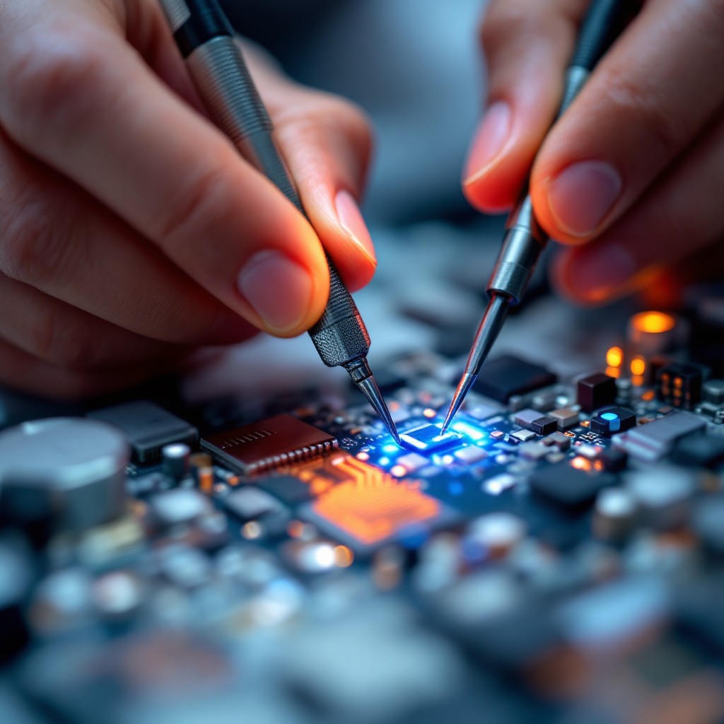 Repairing pcb Savio Computer